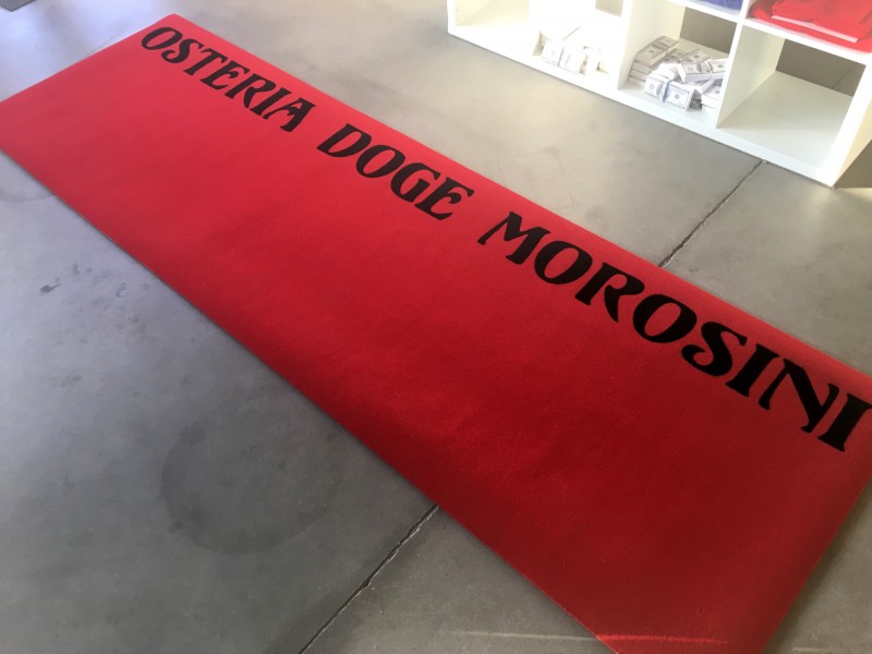 Realizzazione di tappeto intarsiato personalizzato Venezia, Mestre 