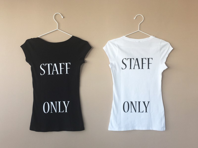 Stampa T-Shirt Venezia bianco e nero, magliette da donna