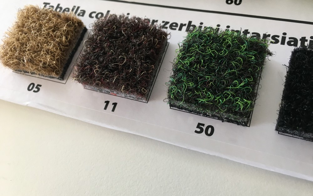 Zerbino simil cocco personalizzato ad intarsio Venezia