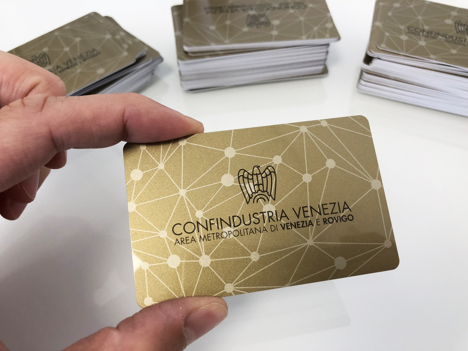 Stampa Tessere PVC Confindustria Venezia e Rovigo.