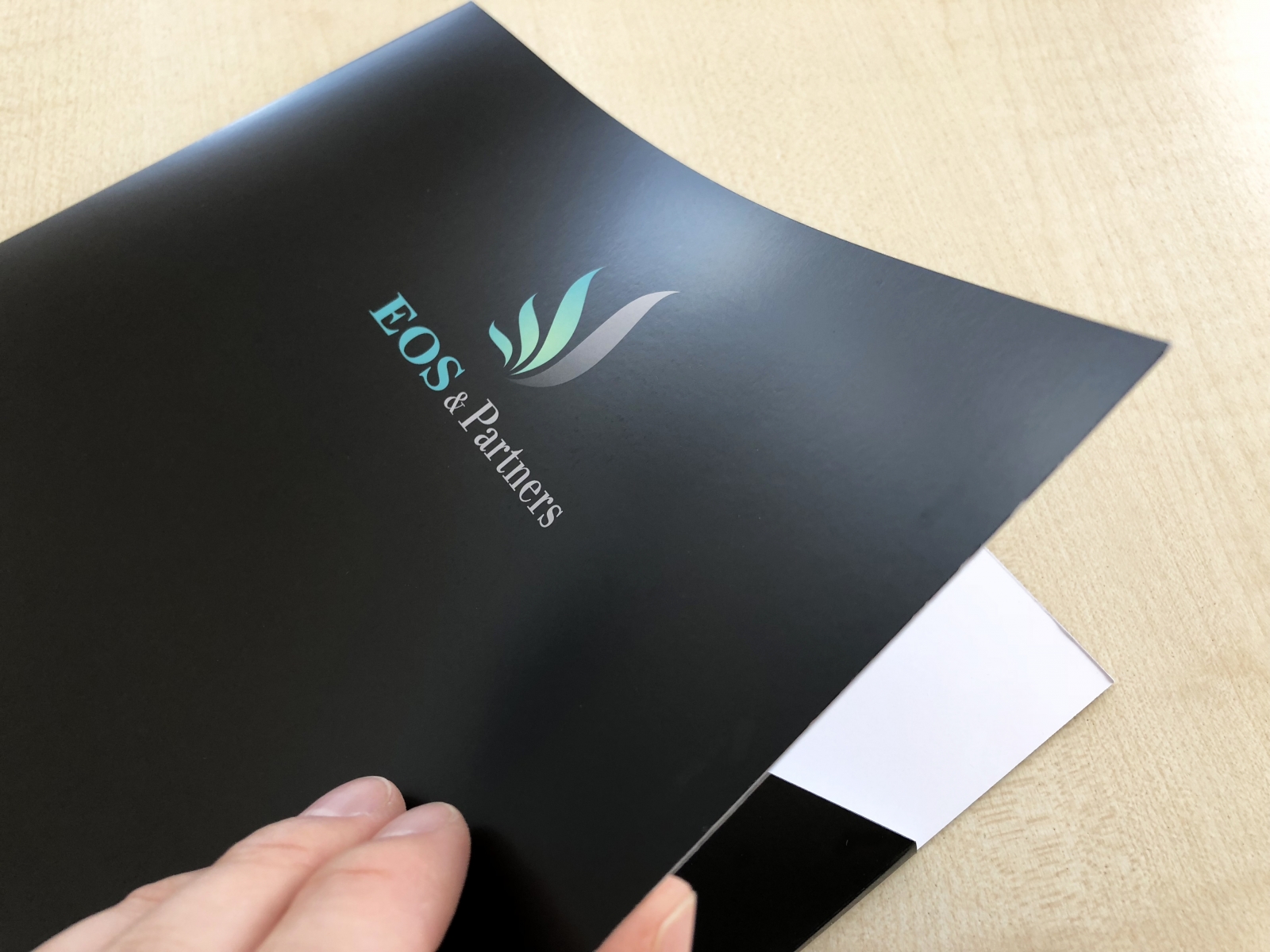 Cartelline in cartoncino con tasche contenitive