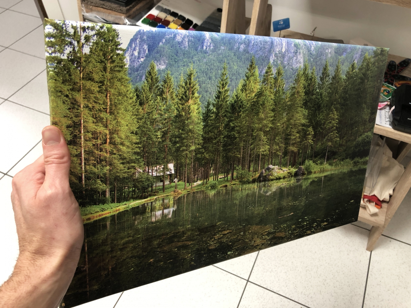 Stampa foto su tela, stampa canvas