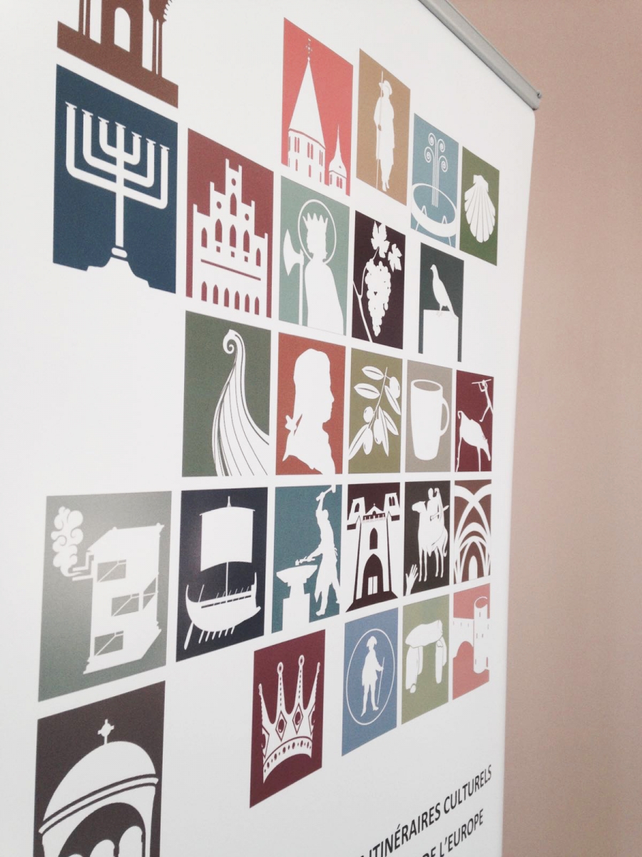 Stampa Roll-Up personalizzati, strutture in alluminio porta banner - Concilio Europeo