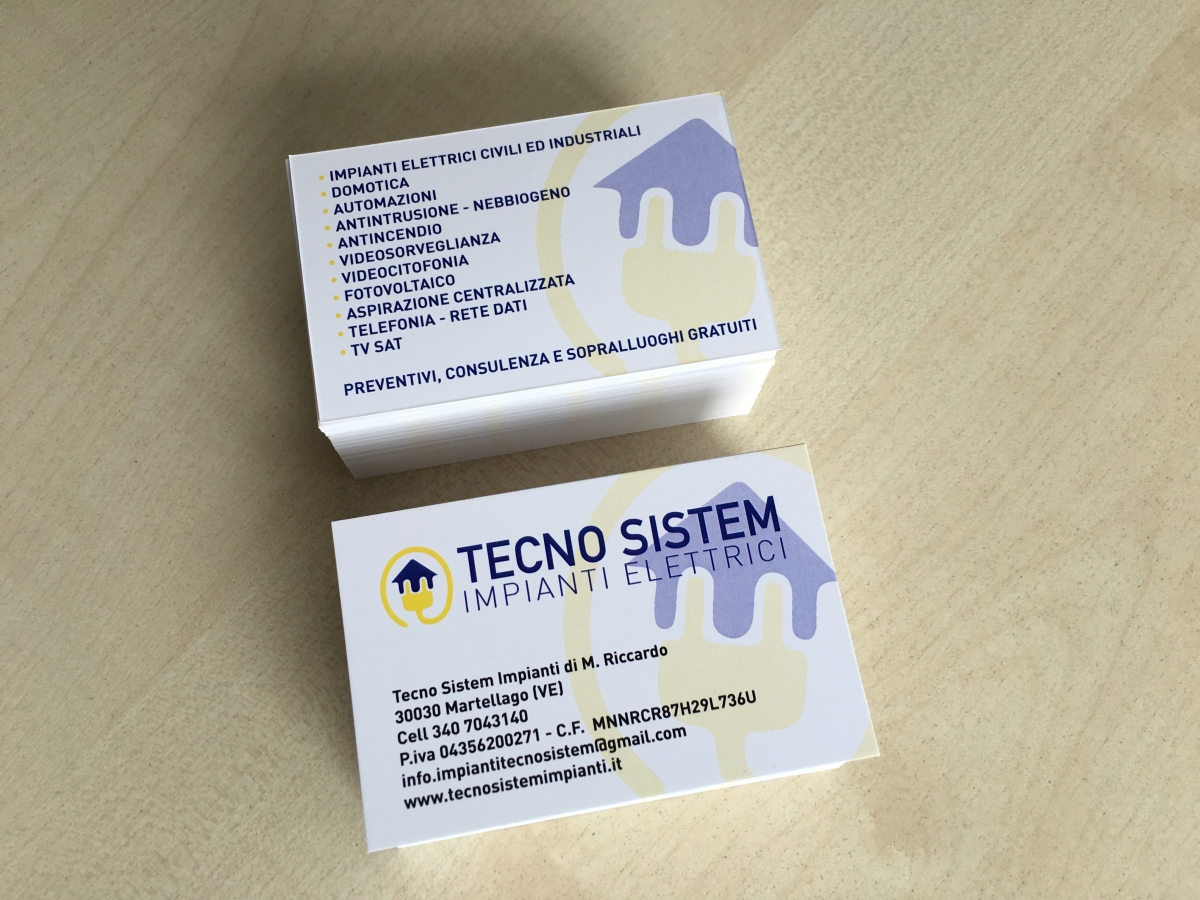 Stampa Biglietti da visita personalizzati TS