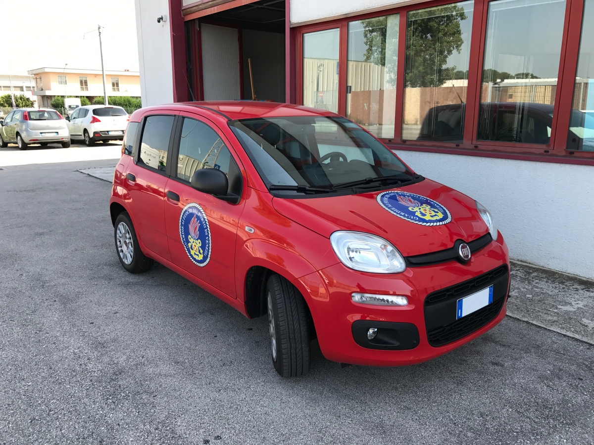 Adesivi per auto da lavoro per Guardie ai Fuochi porto di Venezia
