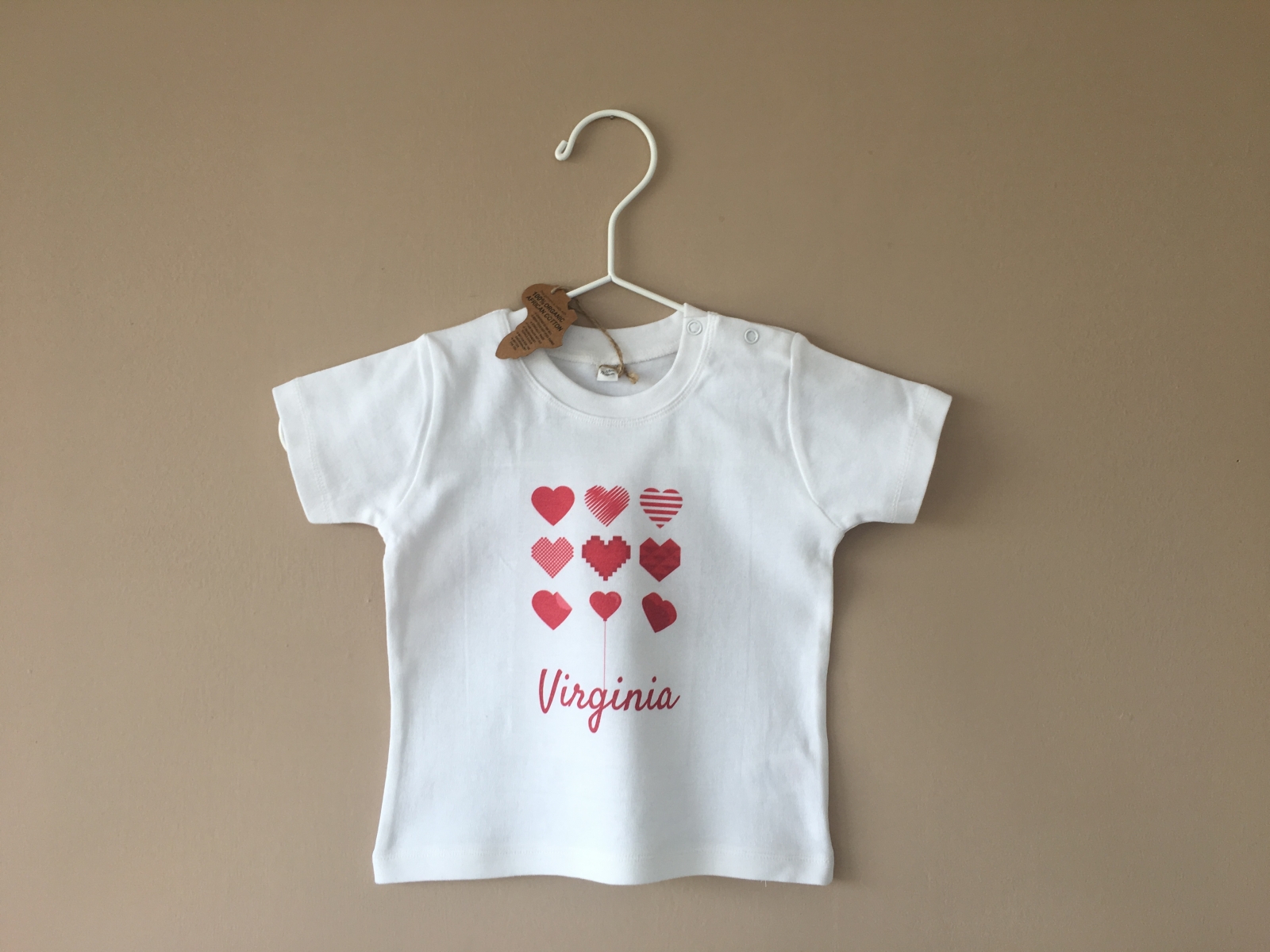 Maglietta Bambina VidaXL Con Dinosauri Maniche Corte Taglia 92 (1.5-2 Anni)