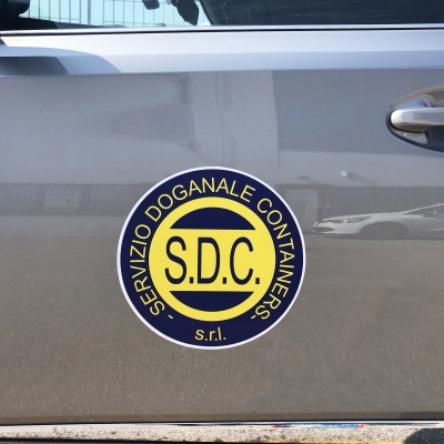 Magnetici Personalizzati Per Auto - Adesivi Con Testo/Logo, Pubblicità, Copri Graffi - Foto 9